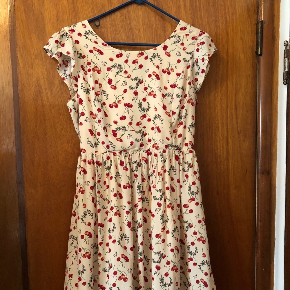 Never Worn ModCloth Cherry Dress Size L
